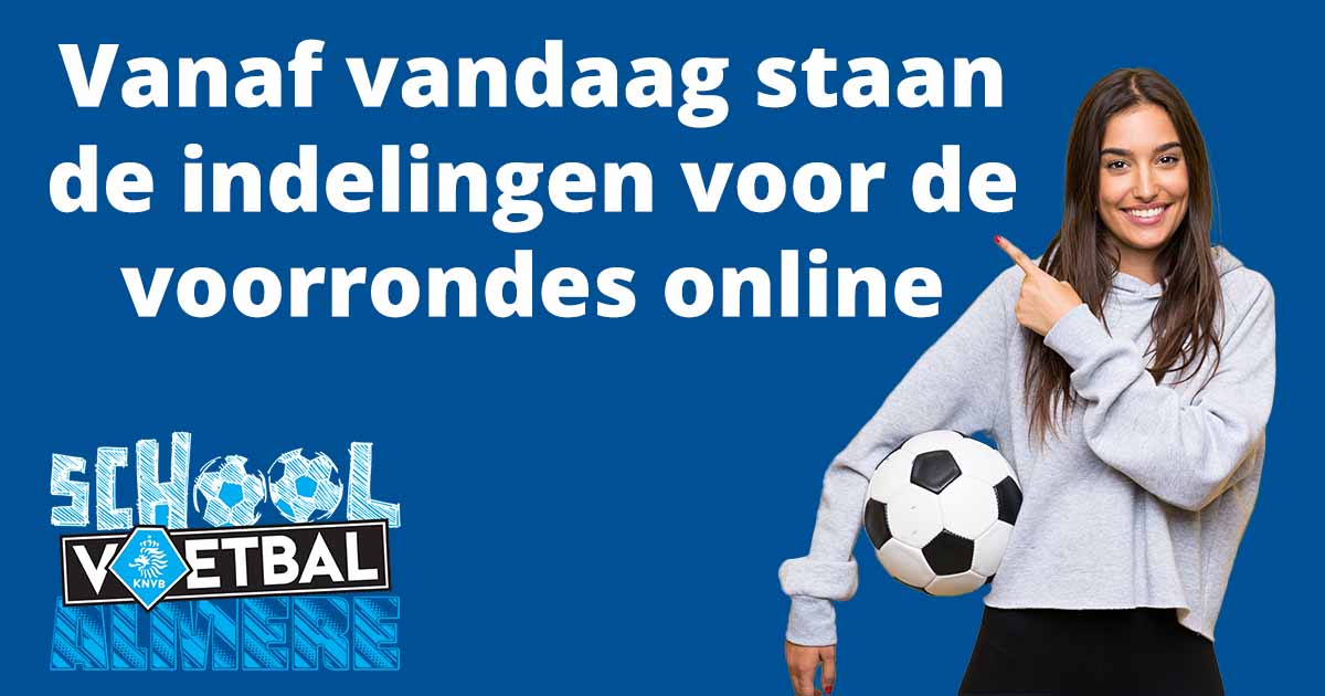 Schoolvoetbal Almere 2023 - De voorrondes staan online