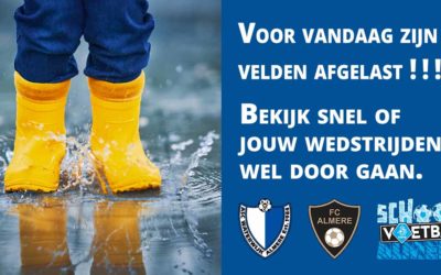 Locatie FC Almere afgelast